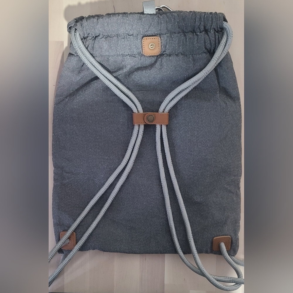 Gray Drawstring Backpack - Picture 2 of 4